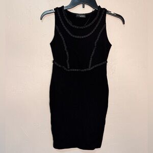Zara Black Bodycon Mini Dress